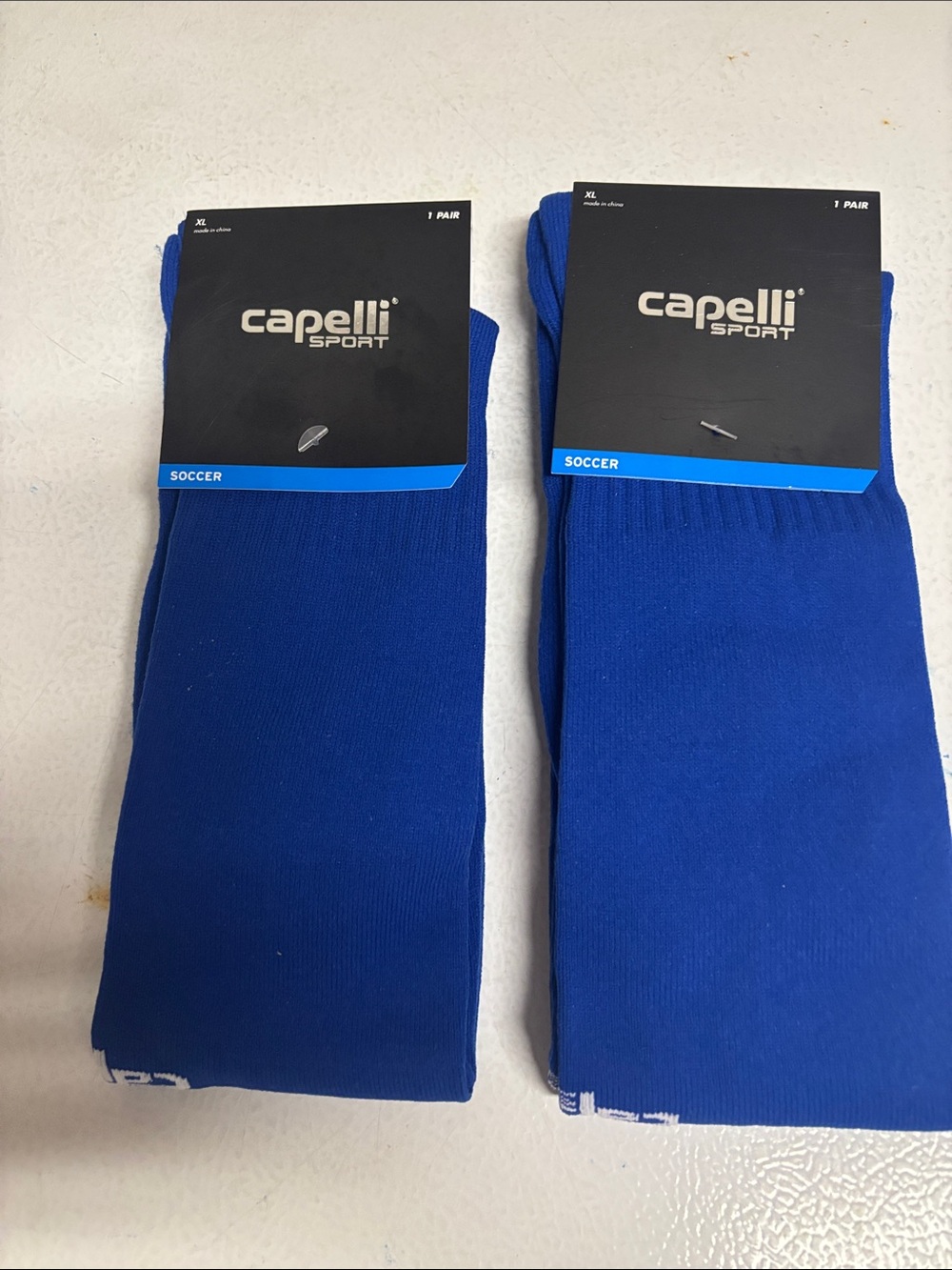 Capelli of New York Men's Athletic Soccer Socks in Royal Blue
